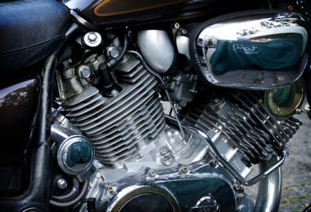 Motorcycle cylinder head overview
