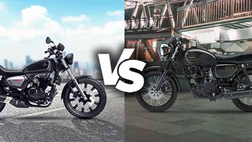 enelli Motobi 200 Evo vs Kawasaki W175 Comparison