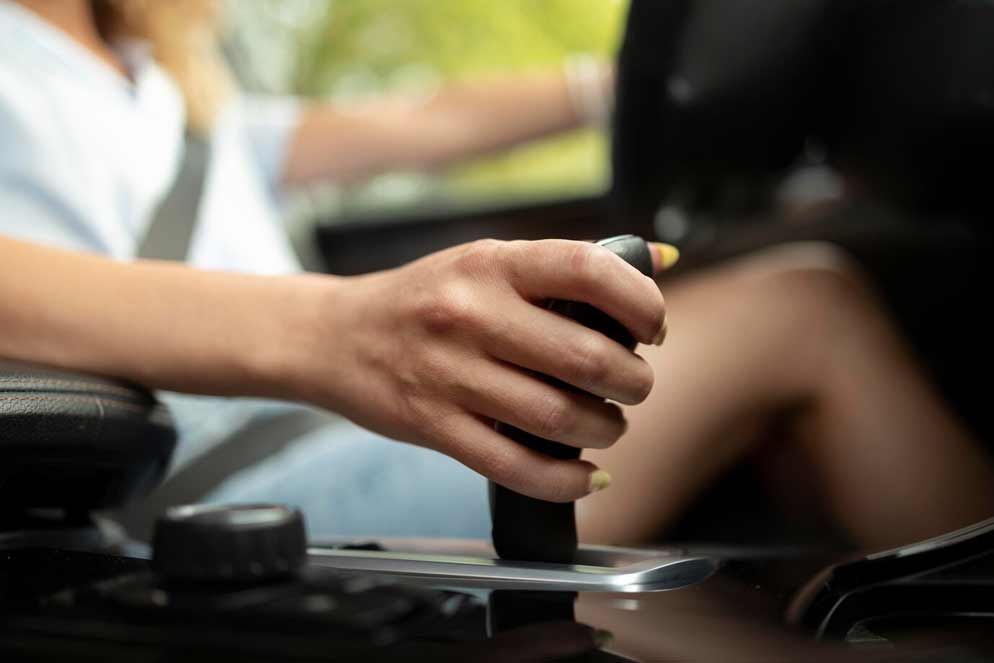 Handbrake application and care in cars, especially in cold weather.