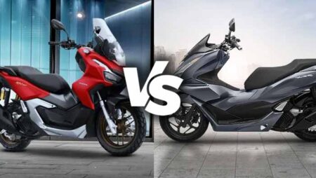 Honda ADV 160 vs Honda PCX160 side-by-side comparison