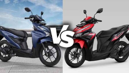 Honda Beat vs Honda Vario 125 side-by-side comparison