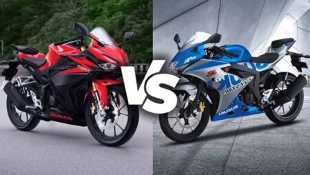 Honda CBR150R vs Suzuki GSX-R150 side-by-side comparison