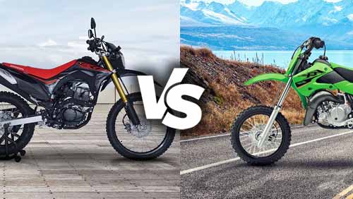 Honda CRF150L vs Kawasaki KX 65 Comparison