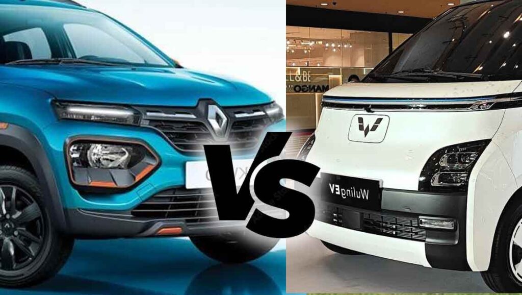 Comparison of Renault KWID vs Wuling Air EV