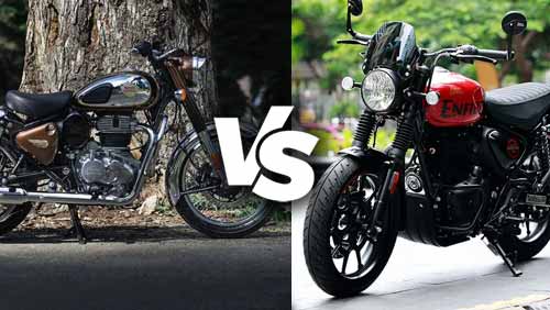 Royal Enfield Classic 350 vs Royal Enfield Hunter 350 Comparison