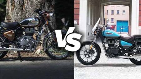 Royal Enfield Classic 350 vs Royal Enfield Meteor Comparison