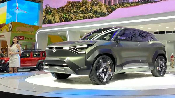 The Suzuki Indonesia showroom at GIIAS 2024 stands out with the eVX electric car