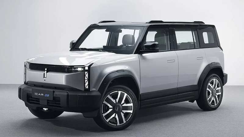 Chery iCar03 electric SUV in Indonesia