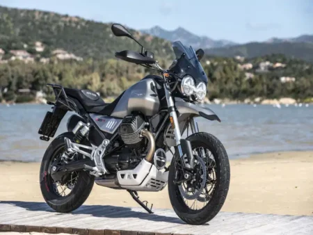 Moto Guzzi V85 TT Travel bike in Indonesia
