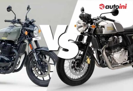 Comparison between Royal Enfield Shotgun 650 and Royal Enfield Continental GT 650
