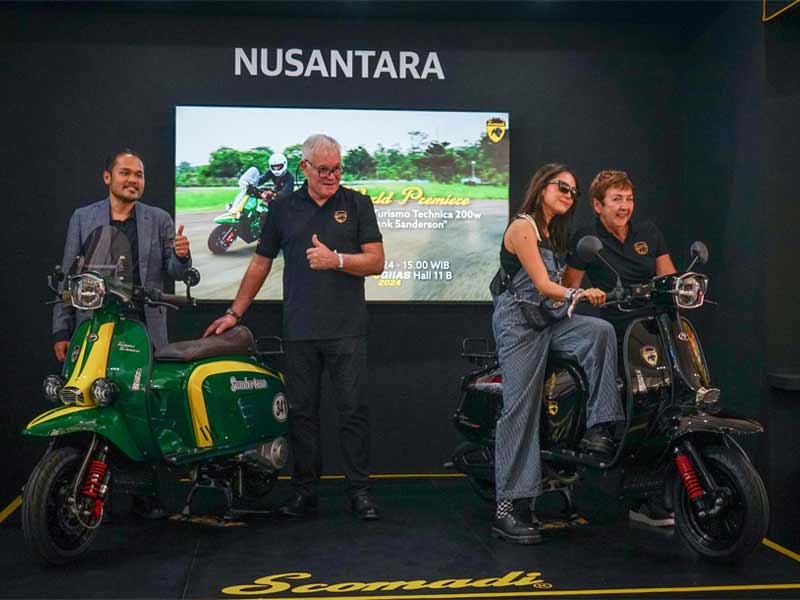 British Motorcycle Manufacturer Scomadi Successfully Debuts at GIIAS