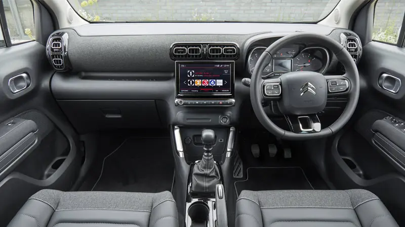 Interior of a Citroën C3 Aircross car- Indonesia-autoini