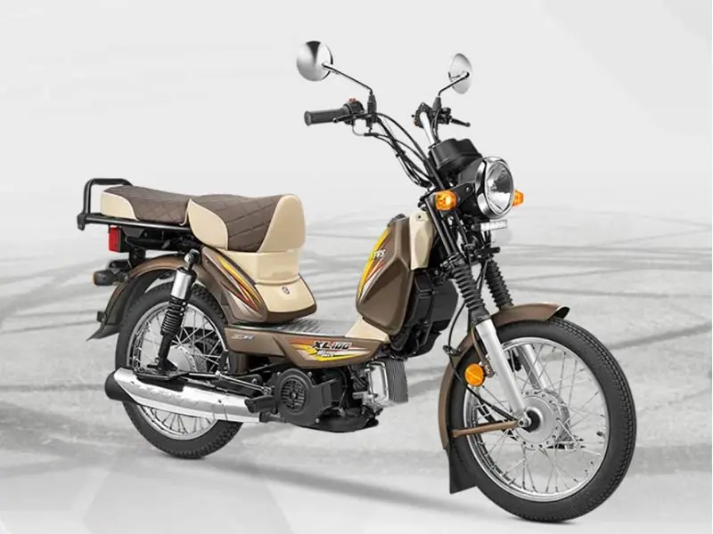 TVS Xl 100 moped in Indonesia