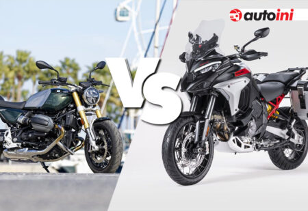 Comparison between BMW R 12 Standard and Ducati MultiStrada V4