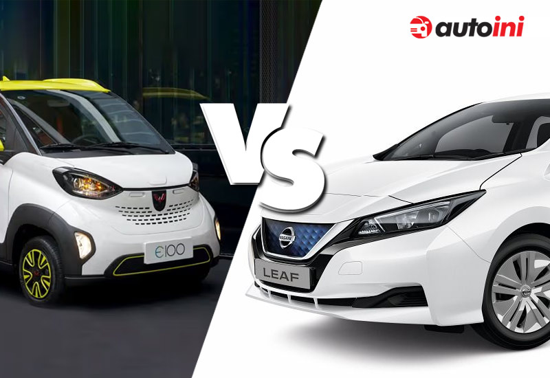 Comparison between Wuling E100 and Nissan Leaf