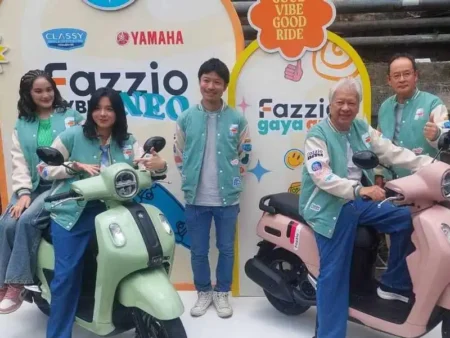 Yamaha introduced the newest variant during Fazzio Day in Jakarta, Indonesia