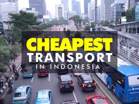 What is the Cheapest Transport in Indonesia?