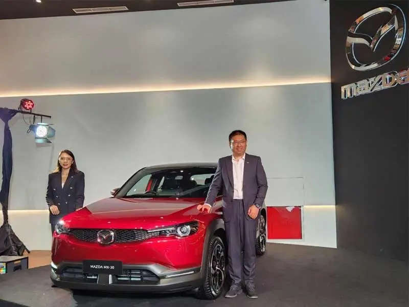 Mazda MX 30 Electric Car Launch in Indonesia