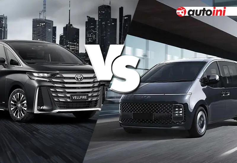 Comparison between Toyota Vellfire HEV vs Hyundai Staria