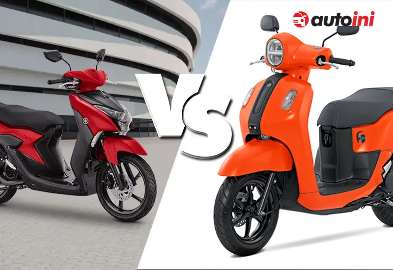 Perbandingan Yamaha Gear 125 vs Yamaha Fazzio Comparison between Yamaha Gear 125 vs Yamaha Fazzio