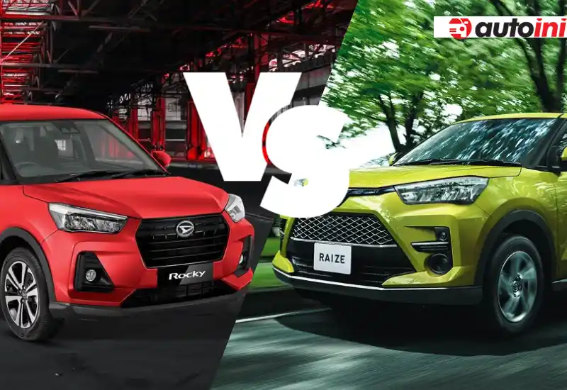 Daihatsu Rocky vs Toyota Raize: Mana yang Lebih Baik di Indonesia? Daihatsu Rocky vs Toyota Raize Comparison Indonesia - autoini