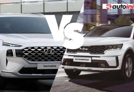 Kia sorento vs Hyundai Santa Fe Indonesia - autoini