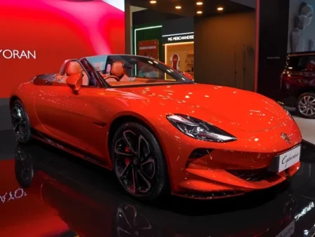 MG Cyberster Futuristic EV Roadster at IIMS 2025 Indonesia - autoini