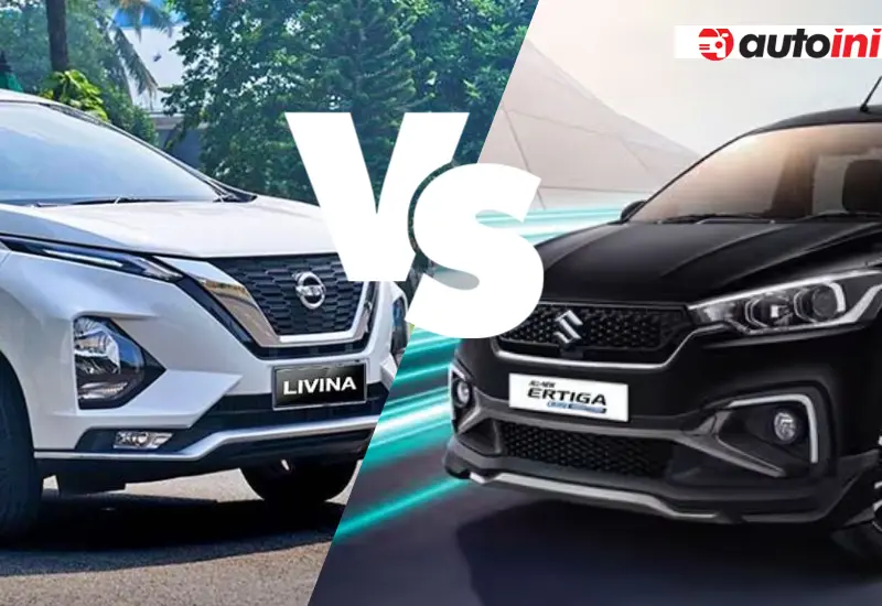 Nissan Livina vs Suzuki Ertiga Smart Hybrid Comparison Indonesia - autoini