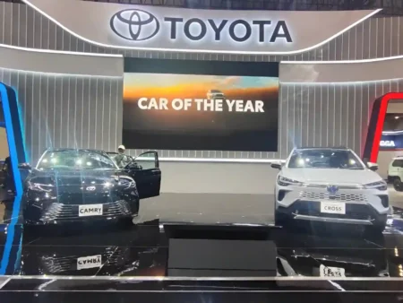 Toyota Shows Camry and Corolla Cross Facelift at IIMS 2025 Indonesia - autoini