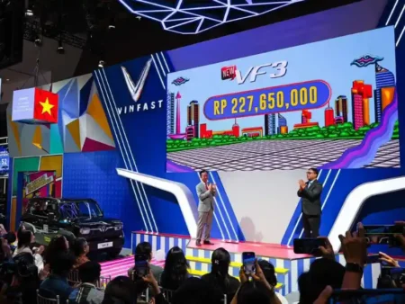 VinFast Showcases VF 3 at IIMS 2025 in Indonesia - autoini