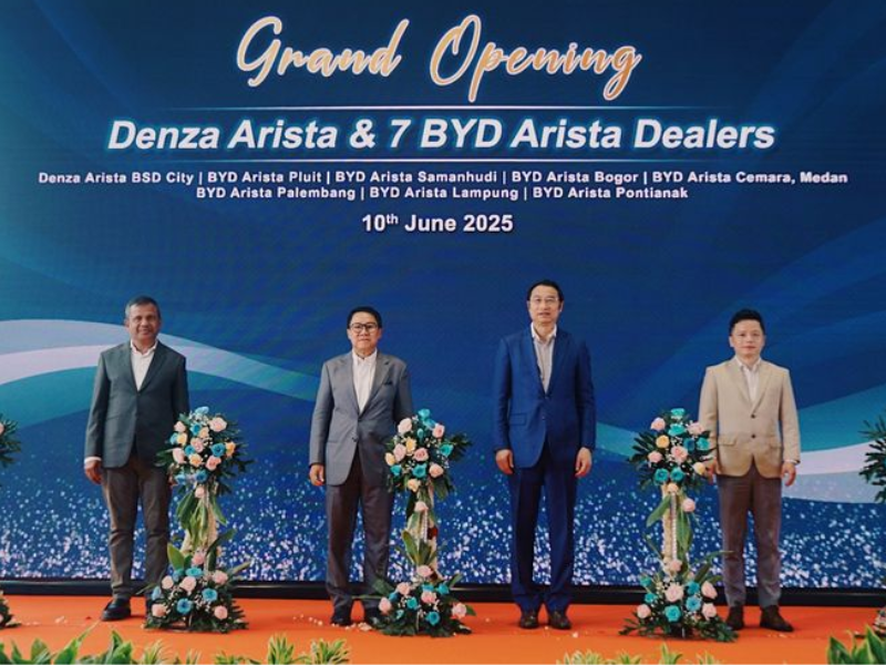 Arista Group Adds 7 New BYD Dealers and Opens First Denza Dealer in Indonesia Arista Group launches 7 new BYD dealers and Denza's first showroom in Indonesia - autoini