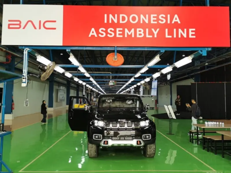 BAIC BJ40 Plus assembly line in Purwakarta factory, Indonesia - autoini