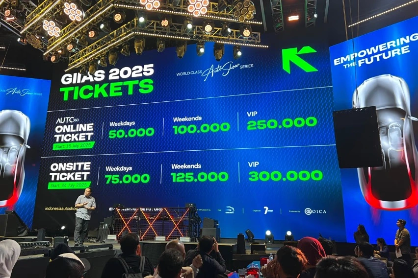 Tabel harga GIIAS 2025 tiket di ICE BSD City