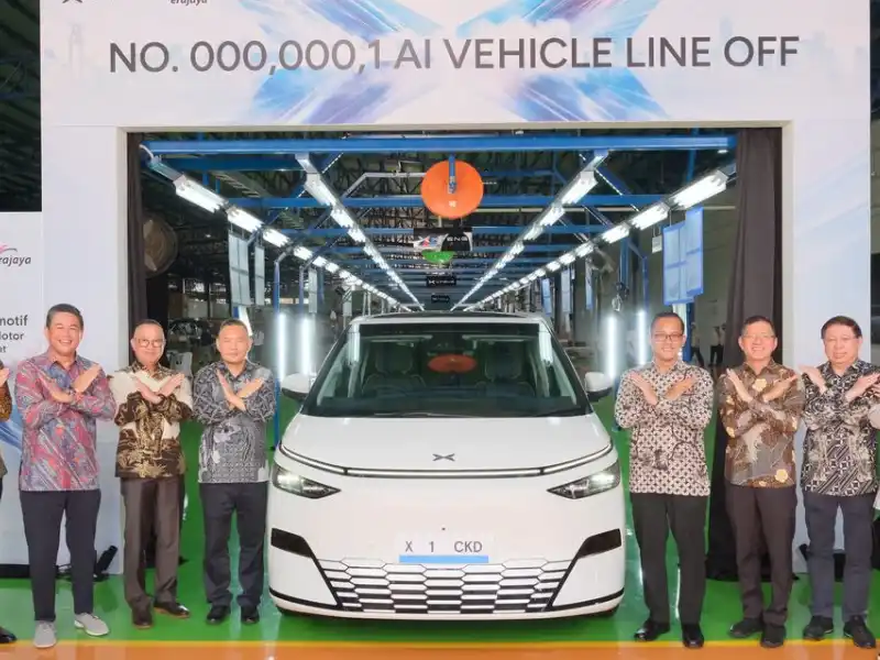 Xpeng Memulai Produksi EV di Indonesia di Pabrik Handal Xpeng starts EV production in Indonesia at Handal Plant factory - autoini