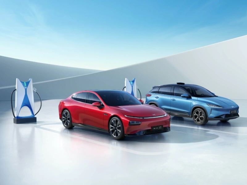 Xpeng fast charging stations at the Jakarta dealership - autoini