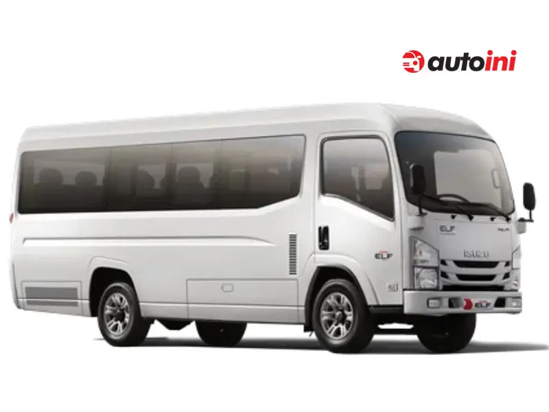 Isuzu ELF NLR Mikrobus tampak samping